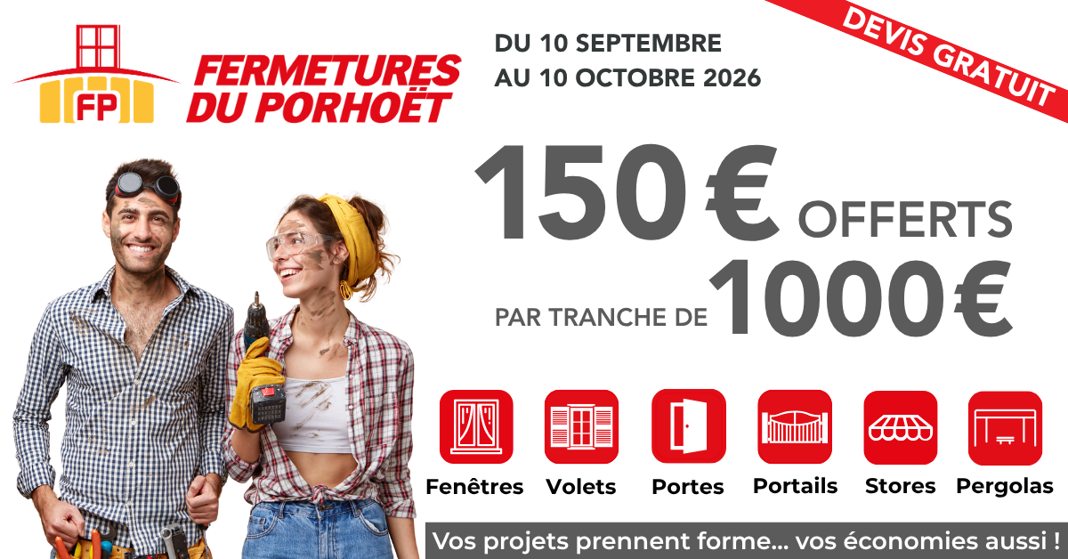 150€ OFFERTS PAR TRANCHE DE 1000€ D'ACHATS